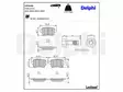 JARRUPALASARJA DELPHI TAKA, OPEL, VAUXHALL - Jarrupalasarjat - LP3165 - 3