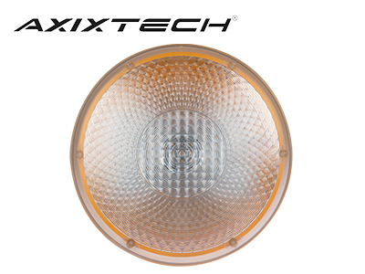 AXIXTECH PHOTON-8H VAROITUSVALAISIN KIRKAS LASI 210MM 12/24V # - LED-varoitusvalo - 1603-300655 - 1