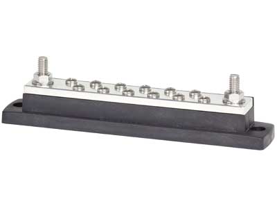 Blue Sea 2105 Maxi kytkentäkisko 250A 2x M8 - 10x M5 - Blue Sea Kytkentätarvikkeet - 1790-2105 - 1