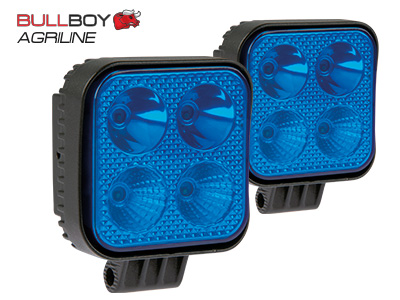 BullBoy Agriline 12W sininen led-ruiskuvalopari - LED-työvalot <28W - 1603-300285 - 1