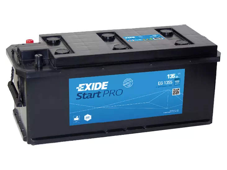 Exide EG1355 StartPro käynnistysakku 12V 135Ah 1000A +/- - EXIDE hyötyajoneuvojen akut - 1815-EG1355 - 1