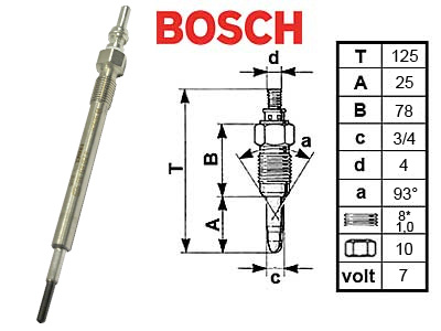 HEHKU BOSCH DURASPEED - Hehkutulpat - 0250603005 - 1