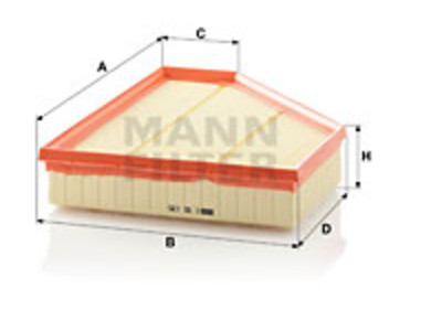 ILMANSUODATIN MANN, BMW - Ilmansuodattimet - 1482-C30135 - 1