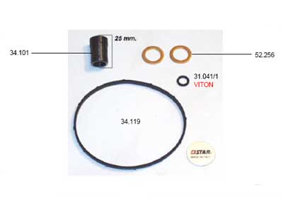 JAKAJAP.KANNEN KORJ.SRJ - Tiiviste ja korjaussarjat - 31483-25 - 1