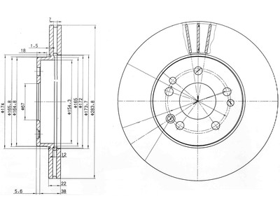JARRULEVY DELPHI, 2 KPL / PKT, ETU, MB - Jarrulevyt - BG2345 - 1