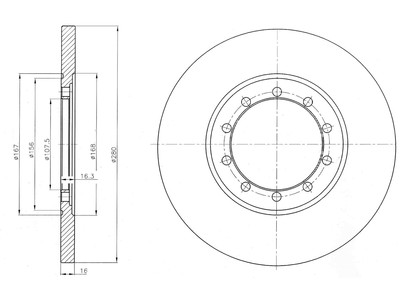 JARRULEVY DELPHI, 2 KPL / PKT, TAKA, FORD TRANSIT - Jarrulevyt - BG4075 - 1