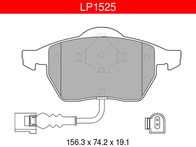 JARRUPALASARJA DELPHI ETU, AUDI, SEAT, SKODA, VW - Jarrupalasarjat - LP1525 - 1
