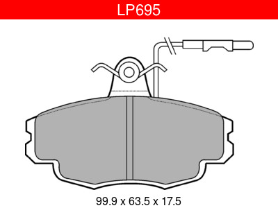 JARRUPALASARJA DELPHI ETU, CITROEN - Jarrupalasarjat - LP695 - 1