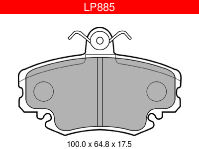 JARRUPALASARJA DELPHI ETU, DACIA, PEUGEOT, RENAULT - Jarrupalasarjat - LP885 - 1