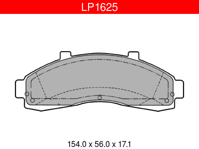 JARRUPALASARJA # DELPHI ETU, FORD - Jarrupalasarjat - LP1625 - 1