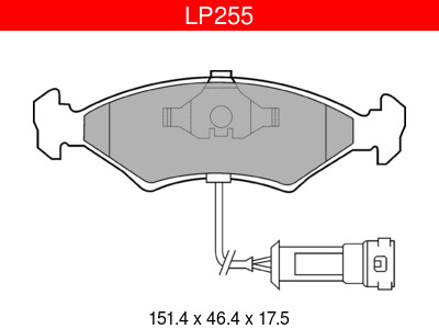 JARRUPALASARJA DELPHI ETU, FORD - Jarrupalasarjat - LP255 - 1