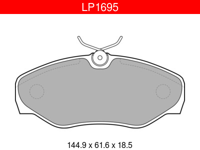 JARRUPALASARJA DELPHI ETU, NISSAN, OPEL, RENAULT - Jarrupalasarjat - LP1695 - 1
