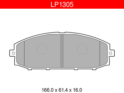 JARRUPALASARJA DELPHI ETU, NISSAN - Jarrupalasarjat - LP1305 - 1