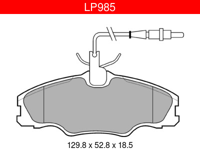 JARRUPALASARJA DELPHI ETU, PEUGEOT - Jarrupalasarjat - LP985 - 1