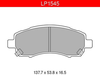 JARRUPALASARJA DELPHI ETU, SUBARU - Jarrupalasarjat - LP1545 - 1