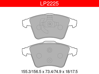 JARRUPALASARJA DELPHI, ETU, VOLKSWAGEN - Jarrupalasarjat - LP2225 - 1