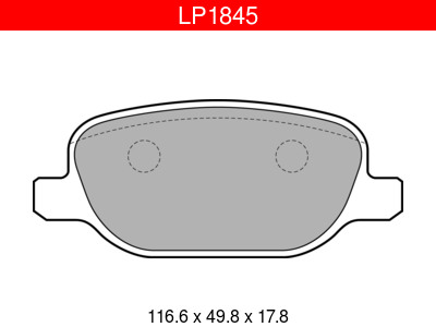 JARRUPALASARJA DELPHI TAKA, ALFA, LANCIA - Jarrupalasarjat - LP1845 - 1