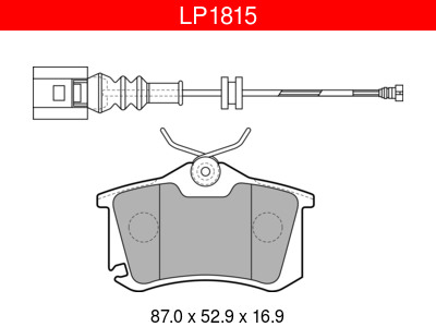 JARRUPALASARJA DELPHI TAKA, AUDI, SEAT, SKODA, VW - Jarrupalasarjat - LP1815 - 1