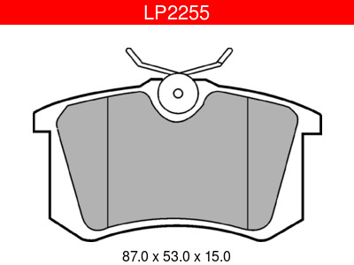 JARRUPALASARJA DELPHI TAKA, AUDI, VW - Jarrupalasarjat - LP2255 - 1