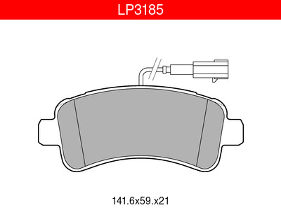 JARRUPALASARJA DELPHI TAKA, CITROEN FIAT PEUGEOT - Jarrupalasarjat - LP3185 - 1