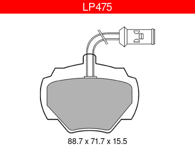 JARRUPALASARJA DELPHI TAKA, LAND ROVER - Jarrupalasarjat - LP475 - 1