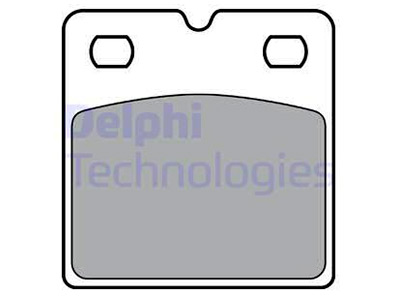 JARRUPALASARJA DELPHI TESLA KÄSIJARRU SIS 4 PALAA - Jarrupalasarjat - LP3405 - 1