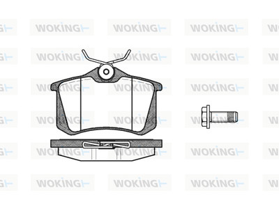 JARRUPALASARJA WOKING TAKA, VAG, PSA, FORD - Jarrupalasarjat - P363305 - 1