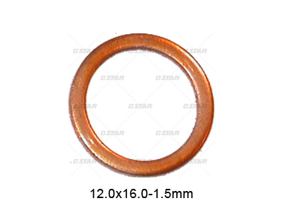 KUPARITIIVISTE 12X16X1,5MM - O-renkaat, stefat, tiivisteet - 52255 - 1