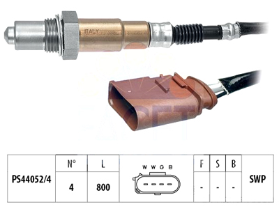 LAMBDA-ANTURI 06B906265E AUDI - Happitunnistimet merkkikohtaiset - 10-8055 - 1