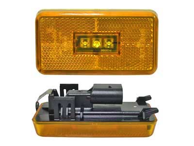 LED-SIVUÄÄRIVALO 24V,SCANIA - Keltaiset äärivalot - 1608-4815 - 1