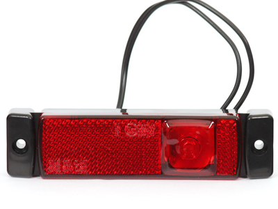 WAS LED-ÄÄRIVALO PUNAINEN 12/24V 5M JOHTO - Punaiset äärivalot - 1606-27885 - 1