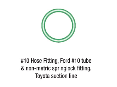 O-RENGASSARJA SIS 10 KPL - Ilmastoinnin huolto-osat, O-renkaat - 1352-568015 - 1