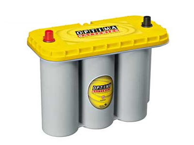 OPTIMA D1400S YELLOW TOP 8051-187 75AH - Optima vene- ja vapaa-ajan akut - 1810-YTS55 - 1