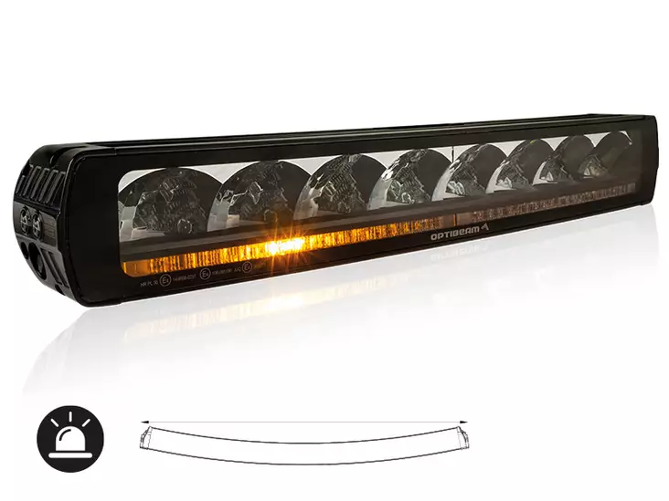 Optibeam Firebar kaareva led-lisävalopaneeli - LED-lisävalopaneelit - 1605-NS3755 - 2