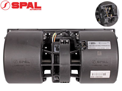 PUHALLIN SPAL 24V 5 /6-NAP PISTOKE/ 351X136X140 HIILETÖN IP68/IP - Puhallinmoottorit ja vastukset ym - 9000-30007035 - 1