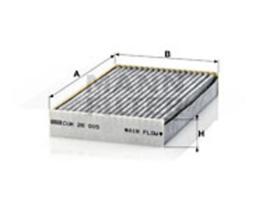 RAITISILMASUODATIN MANN, RENAULT - Raitisilmasuodattimet - 1482-CUK26005 - 1