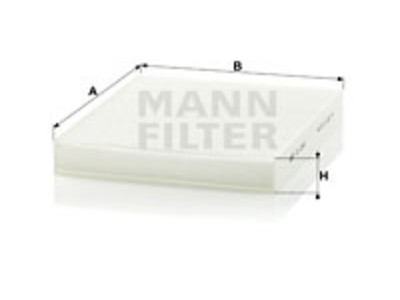 RAITISILMASUODATIN MANN, VAG - Raitisilmasuodattimet - 1482-CU2545 - 1