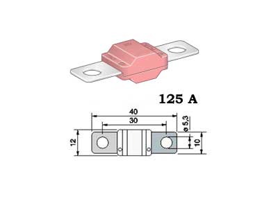 MTA sulake Midi 125A pinkki - Sulakkeet Midi - 0602125 - 1