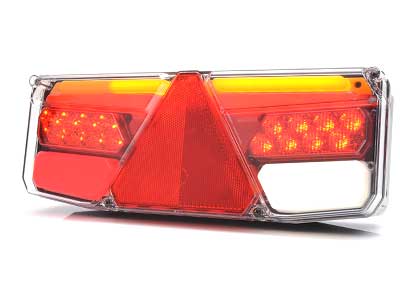TAKAVALO PERÄV. OIKEA LED NEON 12/24V / 350X131X81MM - LED-Perävaunuvalaisimet - 1606-27895 - 1