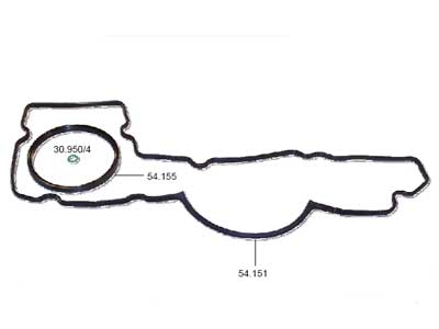 TIIVISTESARJA 54160+54151 - Tiiviste ja korjaussarjat - 54165 - 1