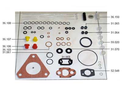 TIIVISTESARJA 7135-114 - Tiiviste ja korjaussarjat - 31495 - 1