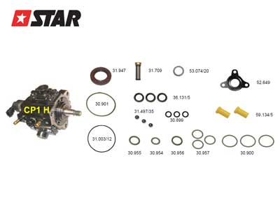 TIIVISTESARJA - Common Rail muut varaosat - 60096-35 - 1
