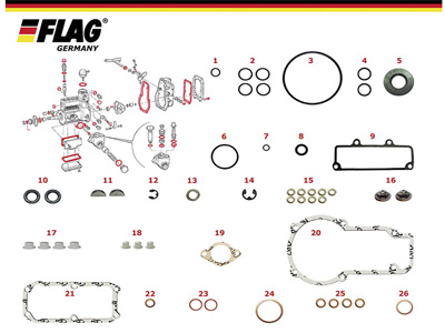 TIIVISTESRJ. M4 SYL, +RSV - Tiiviste ja korjaussarjat - 33-10015 - 1