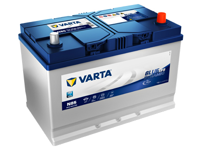 Varta N85 Blue Dynamic EFB käynnistysakku 12V 85Ah 800A -/+ - VARTA vene- ja vapaa-ajan akut - 1810-N85 - 1