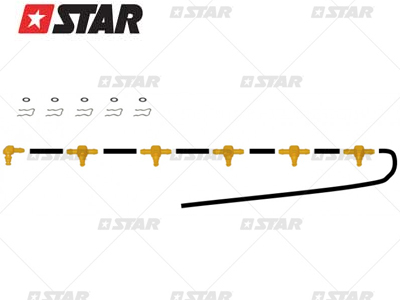 YLIVUOTOLETKUSARJA CDI 6 SYL - Polttoaineen ylivuotoletkusarja - 51118-15 - 1