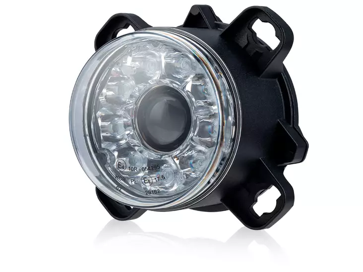 BullBoy pyöreä led-ajovalo 90mm upotettava 12-24V (HI,LO) - Ajovaloumpiot - 1605-5015 - 1