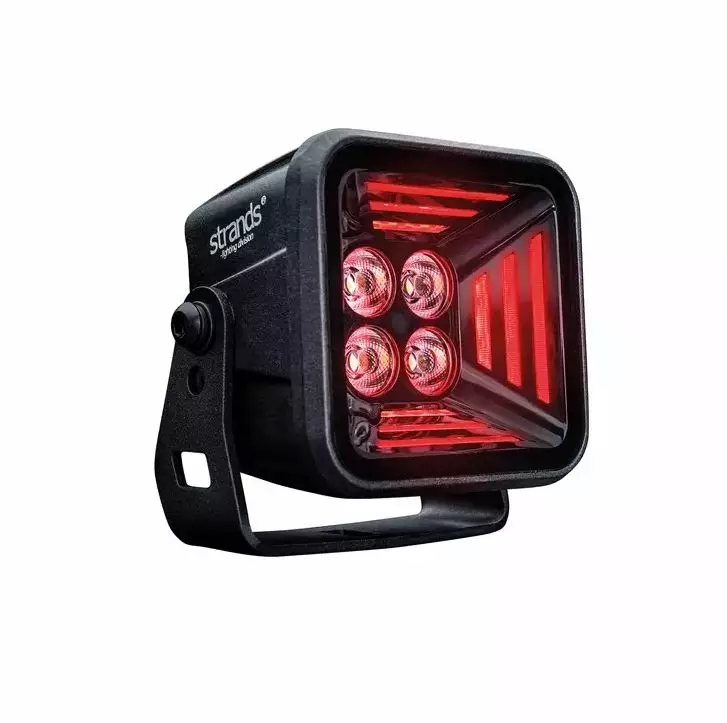 Strands Dark Knight Fortex Red led-työvalo - 38W / 3200LM / Multikelvin - LED-työvalot 28 - 50W - 1605-809255 - 1