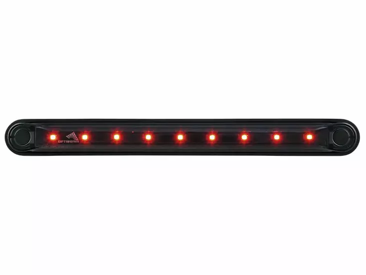 Optibeam Dark Phantom pitkä led-äärivalo 12-24V - Punainen - Punaiset äärivalot - 1608-3215 - 1