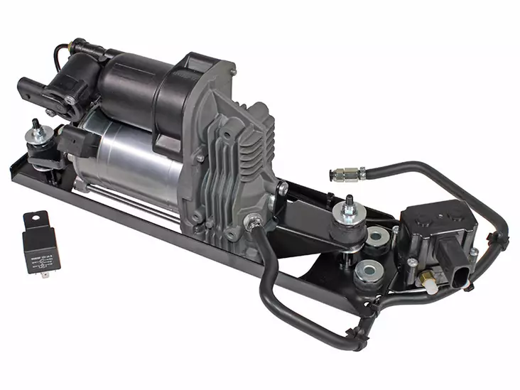 Ilmajousituksen kompressori 12V täydellinen - BMW 5-sarja (E60-E61) - Ilmajousitus - 1851-00015 - 1