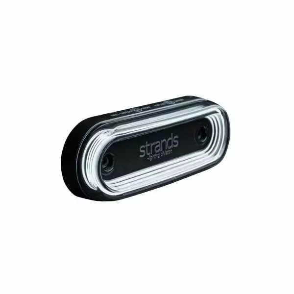 Strands FOR9T Gravity led-äärivalo - valkoinen 12-24V - Kirkkaat äärivalot - 1605-850455 - 1